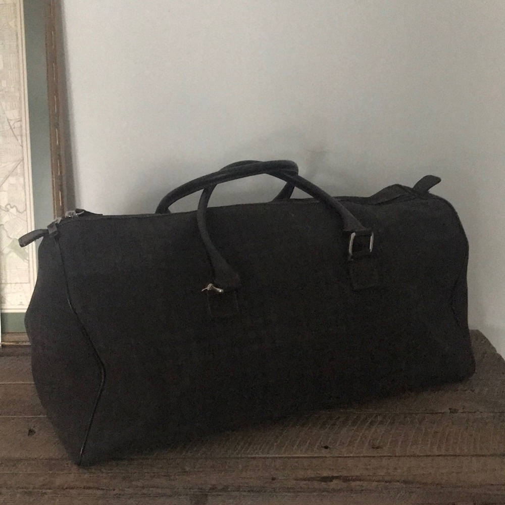 Classic Burberry Blackwatch Canvas Duffel